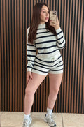 Conjunto Tejido a Rayas Marineras